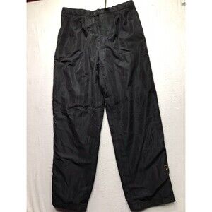 FOOTJOY DryJoys Rain Over Pants Men 2XL Black Zip Sides Elastic Waist Waterproof